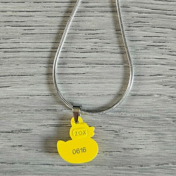 ZOX "LUCKY DUCK" #616 SILVER DUCKY NECKLACE NEW COLLECTIBLE VINTAGE - Picture 9 of 13